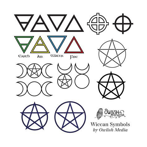 Wiccan symbol font